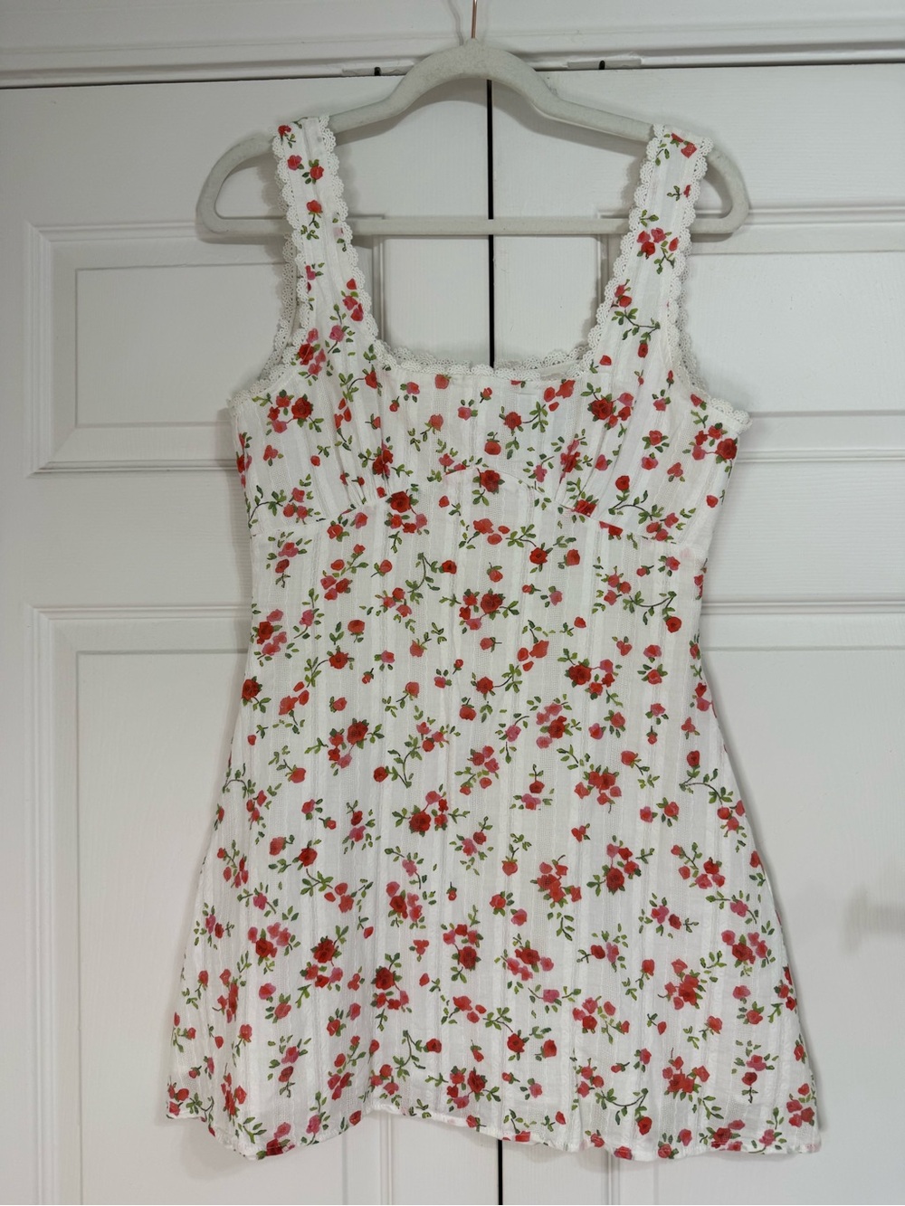 Princess Polly the Dasha Mini Dress White Floral Sz US6